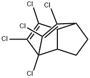 1,2,3,7,8-Pentachloro-1,3a,4,5,6,6a-hexahydro-1,4-ethenopentalene Structure