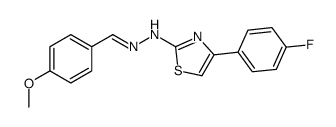 4-(4-fluorophenyl)-N-[(4-methoxyphenyl)methylideneamino]-1,3-thiazol-2-amine Structure