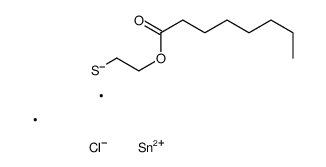 2-[chloro(dimethyl)stannyl]sulfanylethyl octanoate结构式