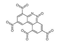 1,3,7,9-tetranitro-5-oxidobenzo[c]cinnolin-5-ium结构式