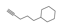 5-CYCLOHEXYL-1-PENTYNE结构式