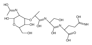 N-acetylmuramyl-serylisoglutamine结构式