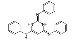2-N,4-N,6-N-triphenylpyrimidine-2,4,6-triamine Structure