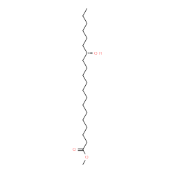 [S,(-)]-14-Hydroxyicosanoic acid methyl ester结构式