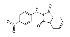 2-(4-nitroanilino)-3a,4,7,7a-tetrahydroisoindole-1,3-dione结构式