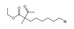 ethyl 2-acetyl-8-bromo-2-methyloctanoate Structure