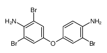 4-(4-amino-3-bromophenoxy)-2,6-dibromoaniline结构式