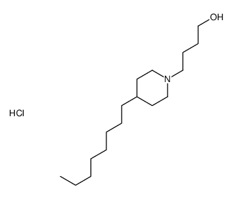 4-(4-octylpiperidin-1-yl)butan-1-ol,hydrochloride结构式