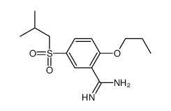 5-(2-methylpropylsulfonyl)-2-propoxybenzenecarboximidamide Structure