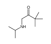 3,3-dimethyl-1-(propan-2-ylamino)butan-2-one Structure