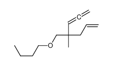 4-(butoxymethyl)-4-methylhepta-1,2,6-triene Structure