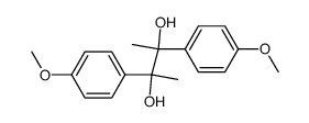 2,3-bis(4-methoxyphenyl)butane-2,3-diol Structure