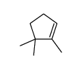 1,5,5-trimethylcyclopentene Structure