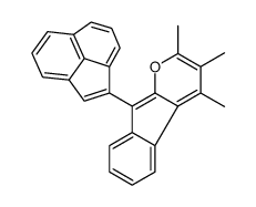 9-acenaphthylen-1-yl-2,3,4-trimethylindeno[2,1-b]pyran Structure