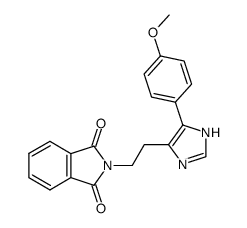 N-{2-[5-(4-methoxy-phenyl)-1(3)H-imidazol-4-yl]-ethyl}-phthalimide结构式