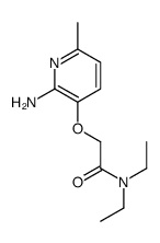 2-(2-amino-6-methylpyridin-3-yl)oxy-N,N-diethylacetamide结构式