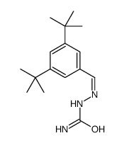 [(3,5-ditert-butylphenyl)methylideneamino]urea结构式