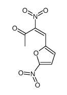 3-nitro-4-(5-nitrofuran-2-yl)but-3-en-2-one结构式