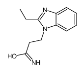 1H-Benzimidazole-1-propanamide,2-ethyl-(9CI)结构式