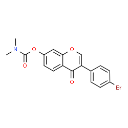 3-(4-bromophenyl)-4-oxo-4H-chromen-7-yldimethylcarbamate picture