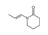 2-Piperidinone,1-(1-propenyl)-(9CI) Structure
