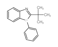 3H-1,3-Benzazaphosphole,2-(1,1-dimethylethyl)-3-phenyl-结构式