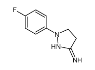 1-(4-Fluorophenyl)-4,5-dihydro-1H-pyrazol-3-amine Structure