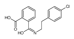 2-[2-(4-chlorophenyl)ethylcarbamoyl]benzoic acid结构式