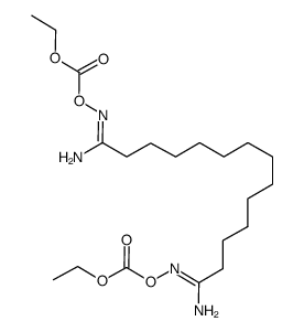 1,12-bis(N,N'-ethoxycarbonyloxyamidinyl)dodecane Structure