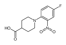 1-(4-fluoro-2-nitrophenyl)piperidine-4-carboxylic acid picture