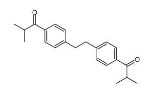 2-methyl-1-[4-[2-[4-(2-methylpropanoyl)phenyl]ethyl]phenyl]propan-1-one Structure