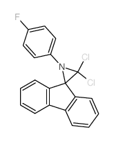 Spiro[aziridine-2,9'-[9H]fluorene],3,3-dichloro-1-(4-fluorophenyl)- picture