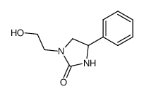 1-(2-hydroxy-ethyl)-4-phenyl-imidazolidin-2-one结构式