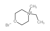 4-Ethyl-4-methylmorpholinium bromide Structure