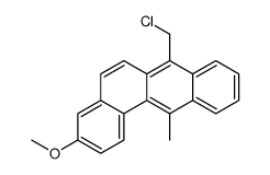 7-(chloromethyl)-3-methoxy-12-methylbenzo[a]anthracene结构式