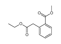 ethyl 2-methoxycarbonylphenylacetate结构式