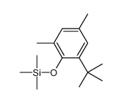 (2-tert-butyl-4,6-dimethylphenoxy)-trimethylsilane结构式