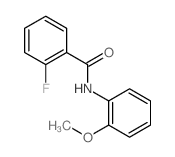 2-fluoro-N-(2-methoxyphenyl)benzamide结构式