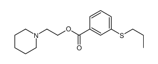 2-Piperidinoethyl=m-(propylthio)benzoate picture
