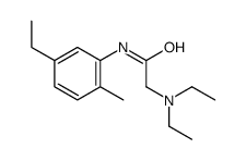 2-(diethylamino)-N-(5-ethyl-2-methylphenyl)acetamide结构式