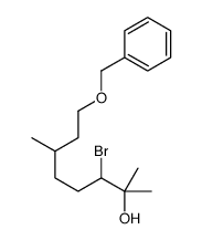 3-bromo-2,6-dimethyl-8-phenylmethoxyoctan-2-ol Structure