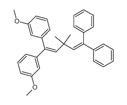 1,1'-(3,3-Dimethyl-5,5-diphenyl-1,4-pentadiene-1,1-diyl)bis(3-methoxybenzene) picture