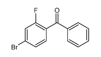 (4-Bromo-2-fluorophenyl)(phenyl)methanone结构式