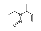 N-but-3-en-2-yl-N-ethylnitrous amide结构式