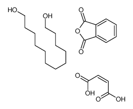 (E)-2-丁烯二酸与1,3-异苯并呋喃二酮和三环癸二甲醇的聚合物结构式