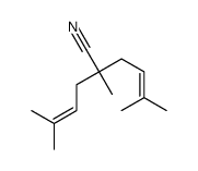 2,5-Dimethyl-2-(3-methyl-2-butenyl)-4-hexenenitrile structure