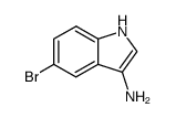 5-BROMO-1H-INDOL-3-AMINE结构式