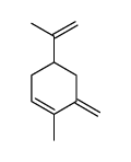 1-methyl-6-methylidene-4-prop-1-en-2-ylcyclohexene结构式