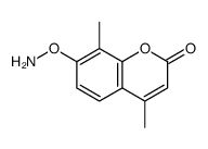 7-aminooxy-4,8-dimethylchromen-2-one Structure