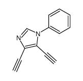 4,5-diethynyl-1-phenyl-1H-imidazole Structure
